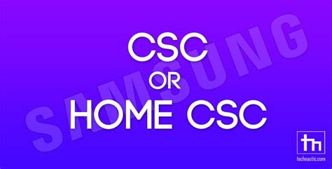 CSC and Home.